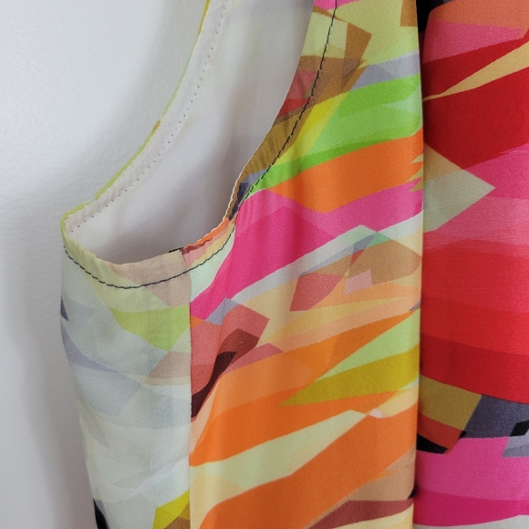 Trina Turk Multi Silk Printed Halter Neck Dress - Picture 8 of 13